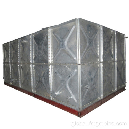 Galvanized Modular Water Tank Galvanized Steel Overhead Sectional Modular Rain Water Tank Factory